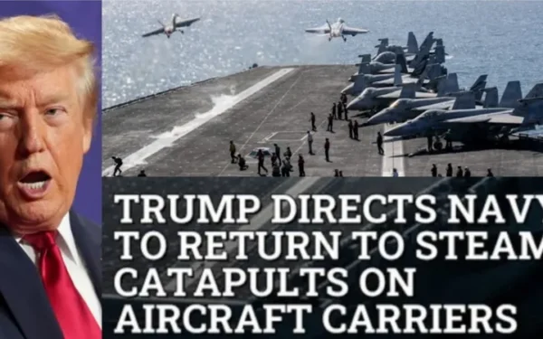 Trump Orders US Navy to Return to Traditional Aircraft Launch System