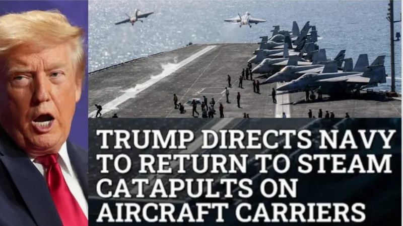 Trump Orders US Navy to Return to Traditional Aircraft Launch System