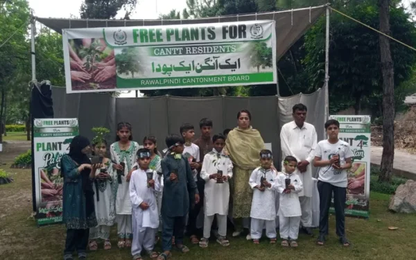 Rawalpindi Cantonment Board Distributes Over 7,000 Free Plants on Independence Day