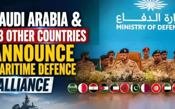 Saudi Arabia Launches Multinational Maritime Defence Alliance with 13 Countries