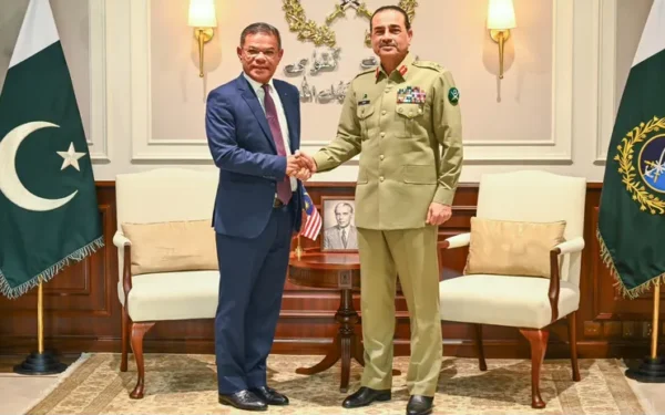 Malaysian Home Affairs Minister Calls on Field Marshal Asim Munir at GHQ