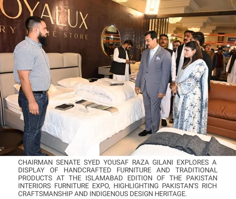 Senate Chairman Gilani Highlights Global Impact of Pakistani Cultural Craftsmanship (Image 2)
