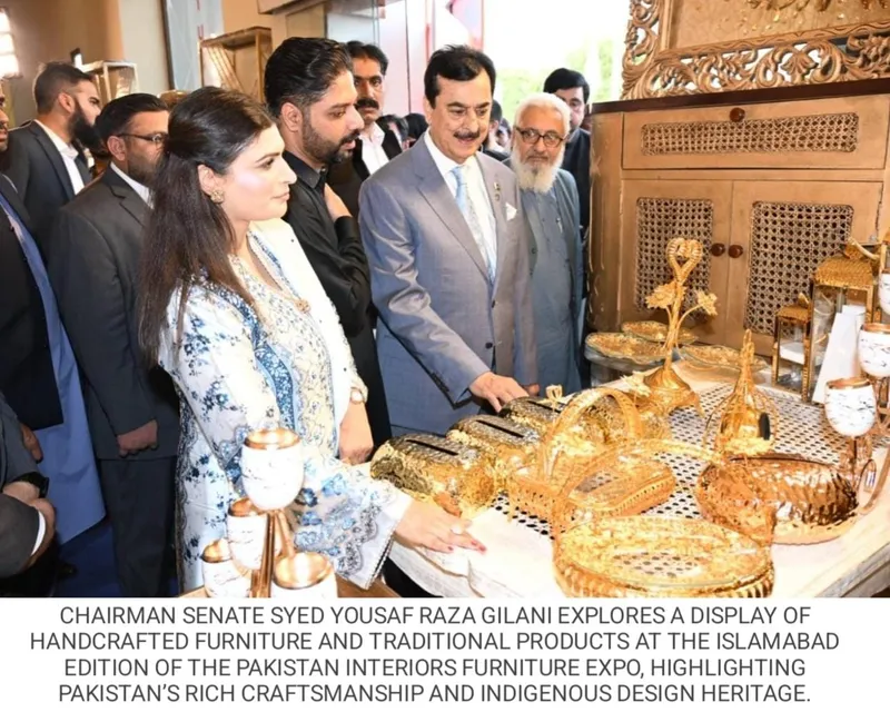 Senate Chairman Gilani Highlights Global Impact of Pakistani Cultural Craftsmanship (Image 3)