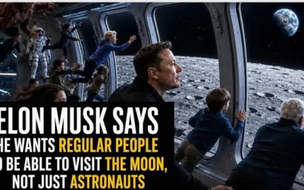 Elon Musk plans to make Moon travel accessible to ordinary people