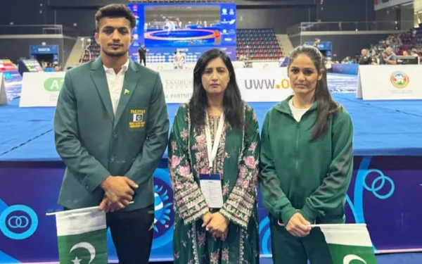 Pakistani national team participates in Qazaq Kuresi World Championship in Baku (Image 1)