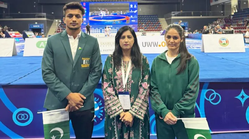 Pakistani national team participates in Qazaq Kuresi World Championship in Baku (Image 1)