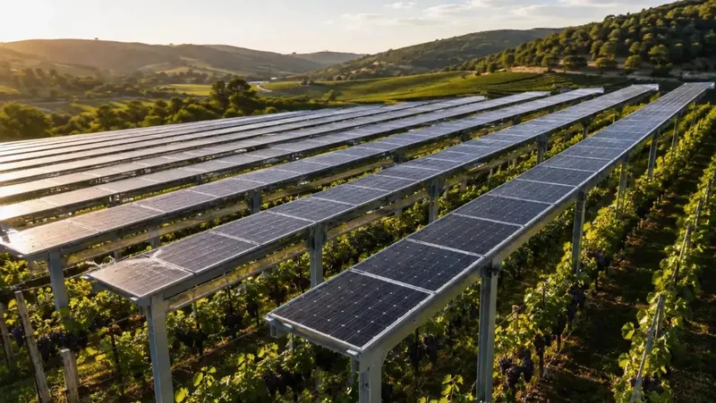 Solar Panels Helped Boost Grape Production by 277% in Italy’s Puglia Region (Image 1)