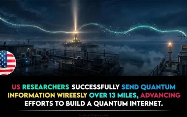 US Scientists Successfully Transmit Quantum Information Over 21 KM Through Open Air