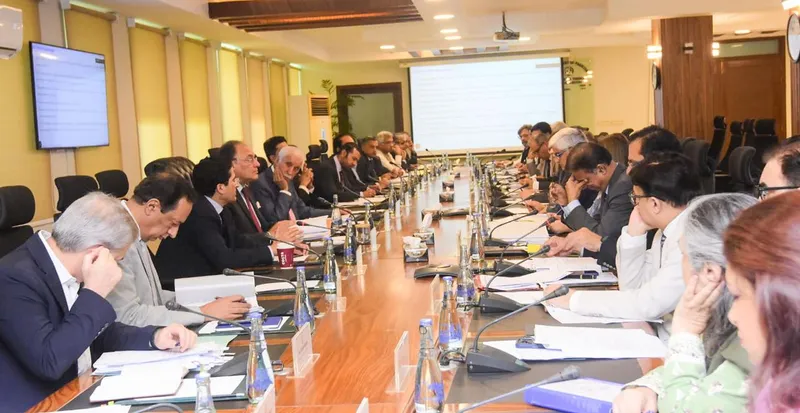 Finance Minister Senator Muhammad Aurangzeb Chairs High Level ECC Meeting (Image 2)
