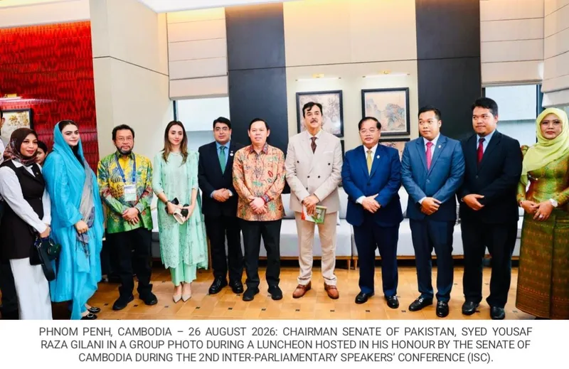 Senate Chairman Syed Yousaf Raza Gilani Champions Global Peace at ISC (Image 3)