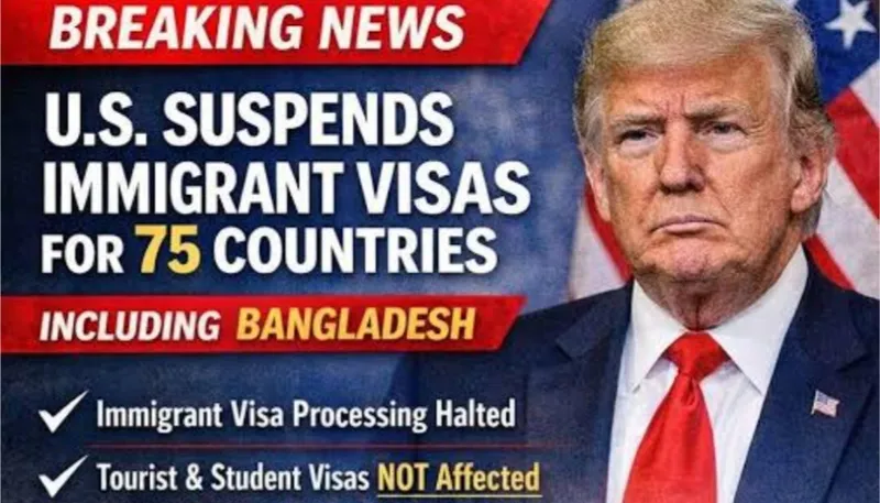 US Suspends Immigrant Visa Interviews Worldwide, Embassies Instructed to Strengthen Screening
