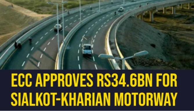 ECC Approves Rs34.6bn for Sialkot-Kharian Motorway
