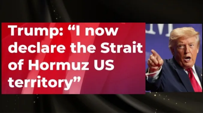 Trump calls Strait of Hormuz ‘US territory’