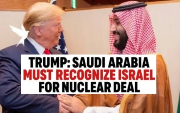 Saudi nuclear deal sent to US Congress with Israel recognition condition