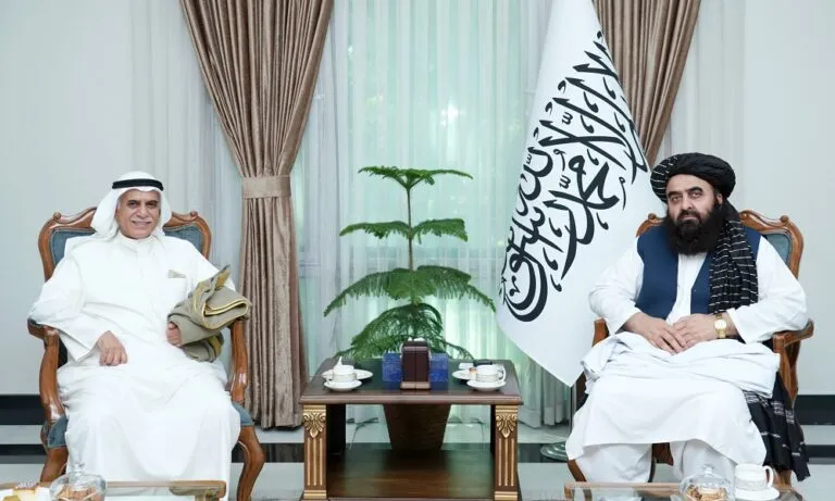 Afghan FM Amir Khan Muttaqi meets head of Kuwait’s Al-Sayer Group