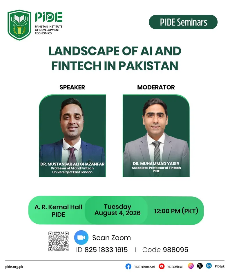 PIDE Advocates for Strategic AI and Fintech Integration in Pakistan (Image 1)