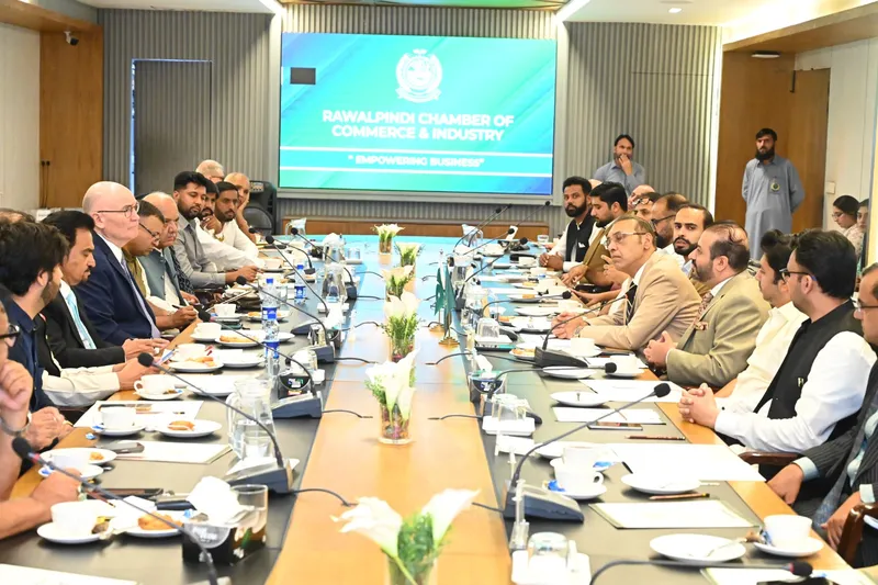 Australian High Commissioner Explores Trade Diversification with Rawalpindi Chamber Leaders (Image 1)