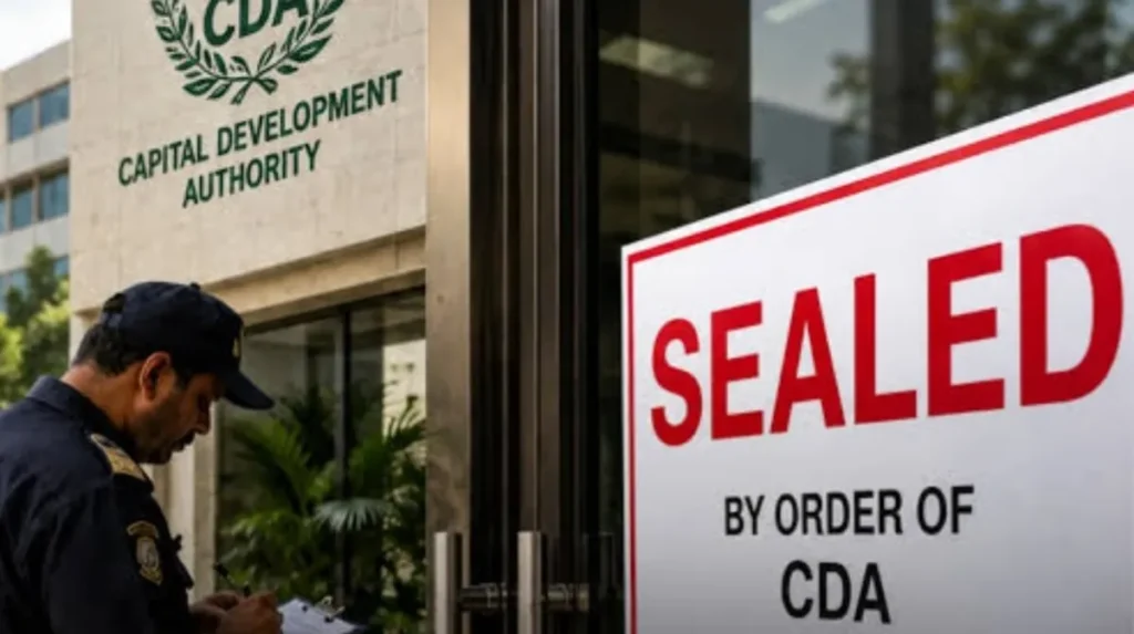 Layout plan violations: CDA orders sealing of Bahria Town, Jinnah Garden, Soan Garden and AGOCHS offices