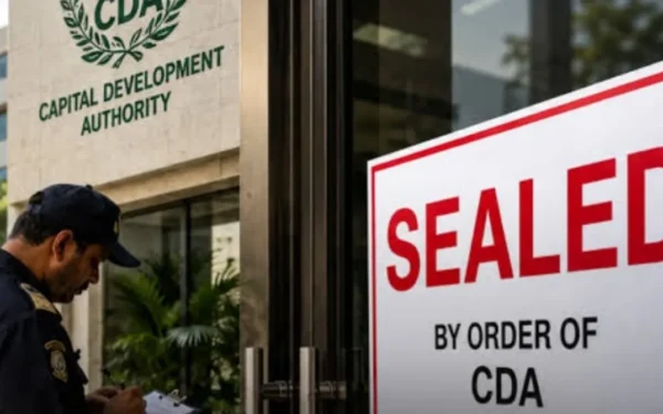 Layout plan violations: CDA orders sealing of Bahria Town, Jinnah Garden, Soan Garden and AGOCHS offices