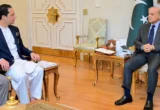 PM Shehbaz felicitates newly elected AJK PM Syed Iftikhar Ali Gilani