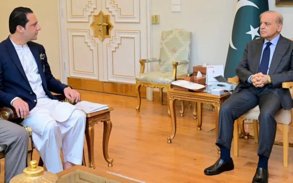 PM Shehbaz felicitates newly elected AJK PM Syed Iftikhar Ali Gilani