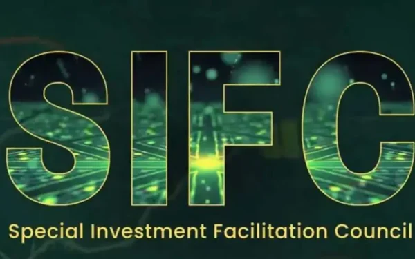 British academic delegation and Dr. Faisal Mushtaq visiting the SIFC Secretariat in Islamabad.