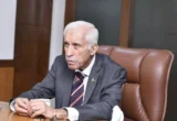 Federal Minister Qaiser Ahmed Sheikh speaking about regional trade investment reforms at the CEO summit.