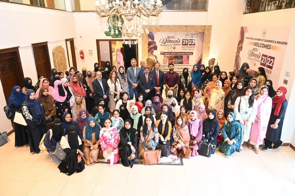 The Rawalpindi Chamber of Commerce and Industry hosts a women entrepreneurs expo in Rawalpindi.